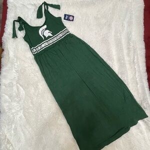 NWT Michigan State University Licensed Fan Gear Dress Football Basketball Soccer